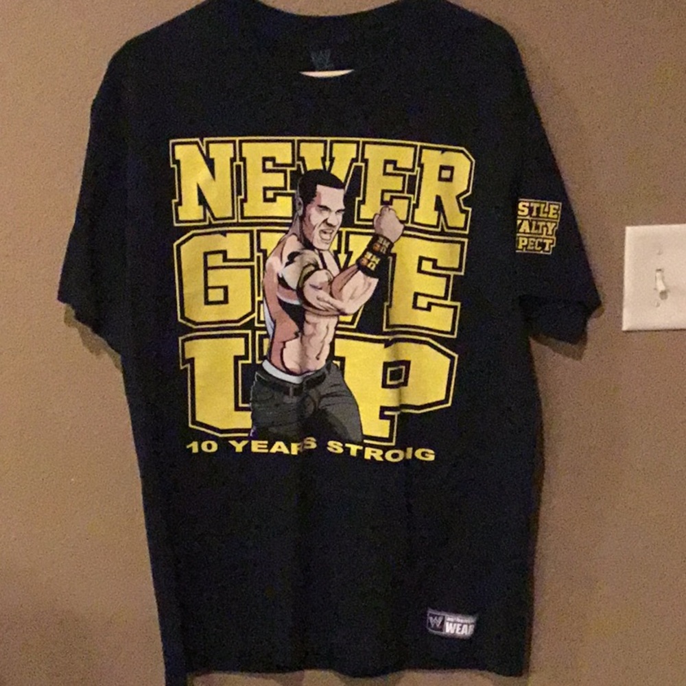 John Cena 10 years strong shirt